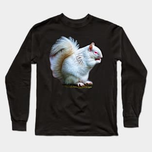 Albino Grey Squirrel Long Sleeve T-Shirt